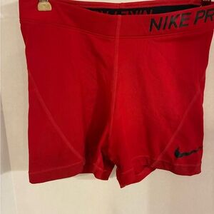 Nike Pro Red Women's Bike Shorts